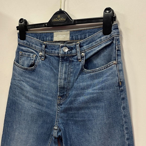 Everlane Women's Blue Straight Leg Jeans the cheeky 28 - Picture 2 of 7